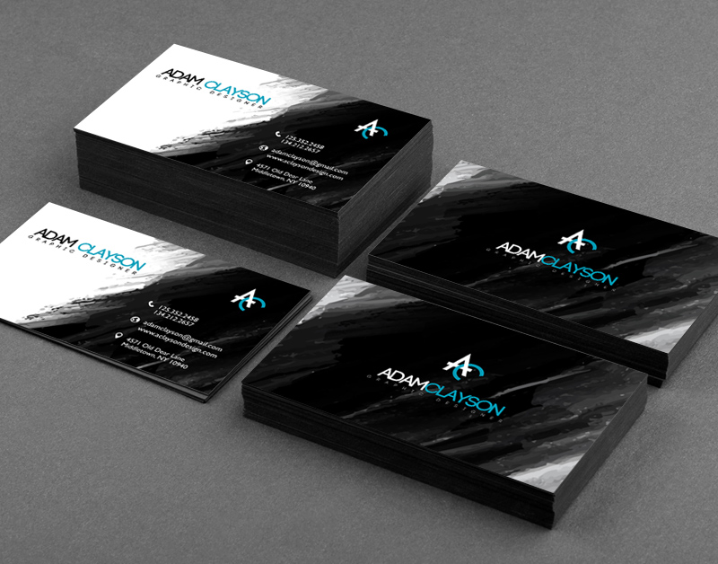 25 Stunning Black Business Cards for Print Design Inspiration main