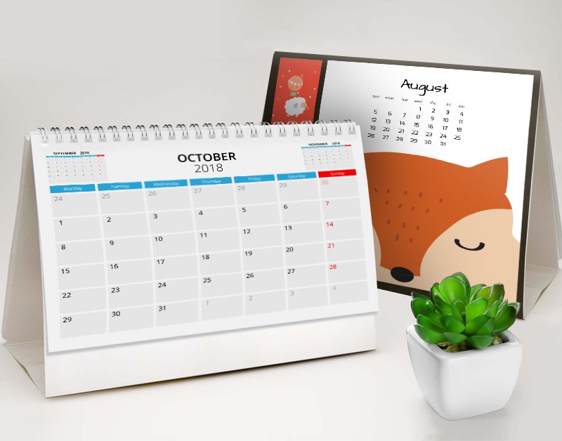 Popular Calendar Themes 2018