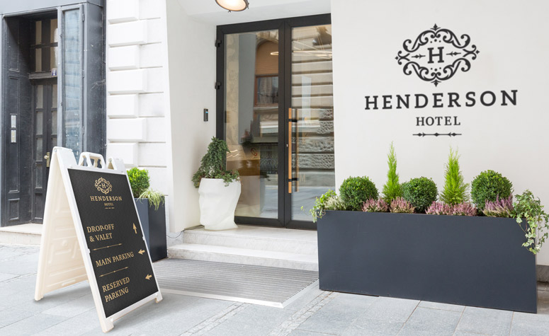 Premium A Frame Signs for Hotels